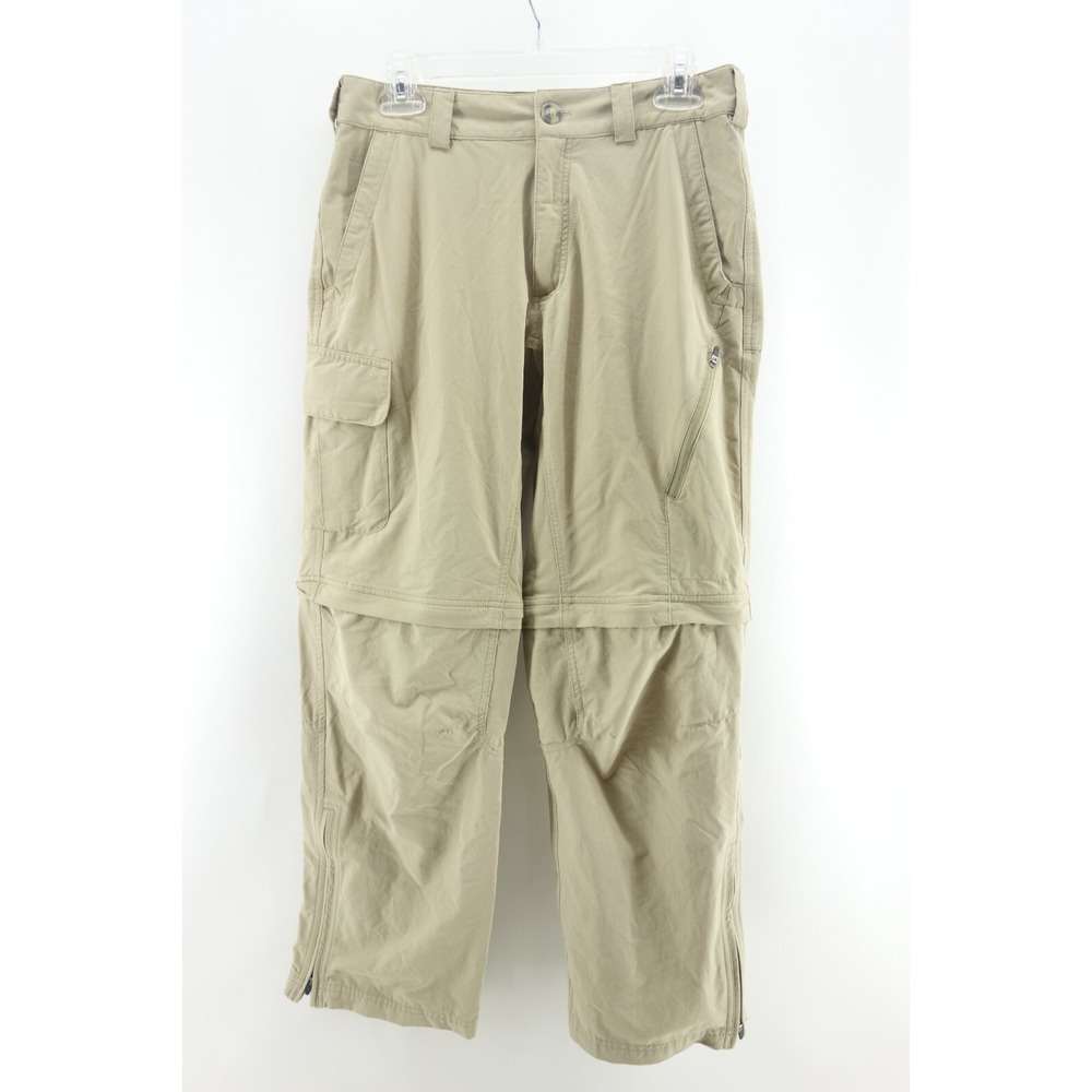 Eastern Mountain Sports EMS Men's Nylon Hiking Convertible Pants Khaki SZ 30x29